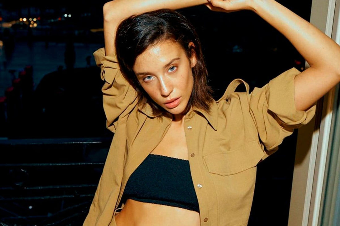 Elite’s Maria Pedraza has the bathing suit top that you’ll want to wear with all your fall looks.
