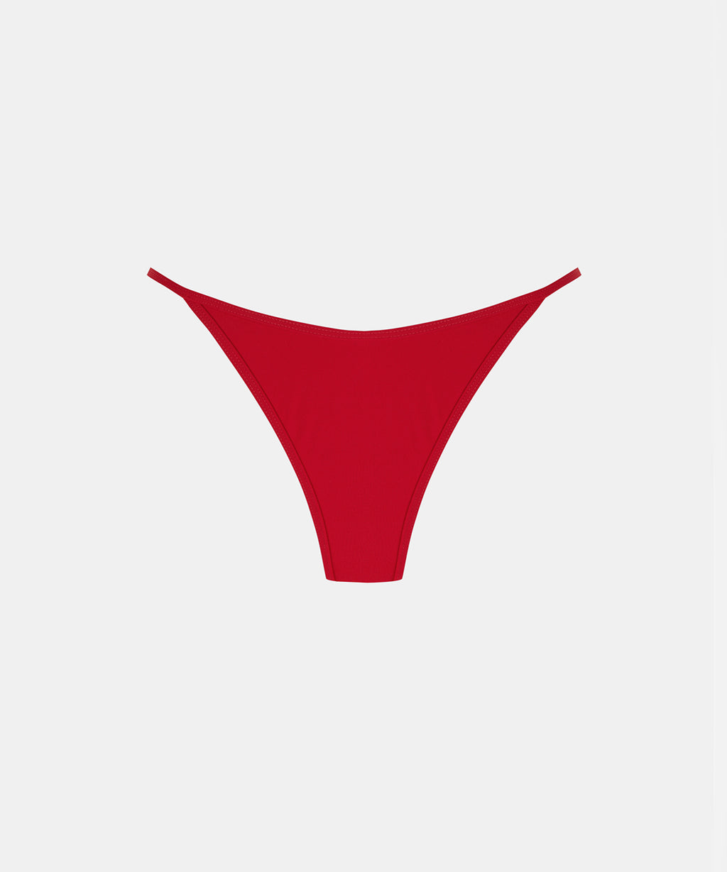 Maslin Bottom in Fire Red, ÔNNE swimwear