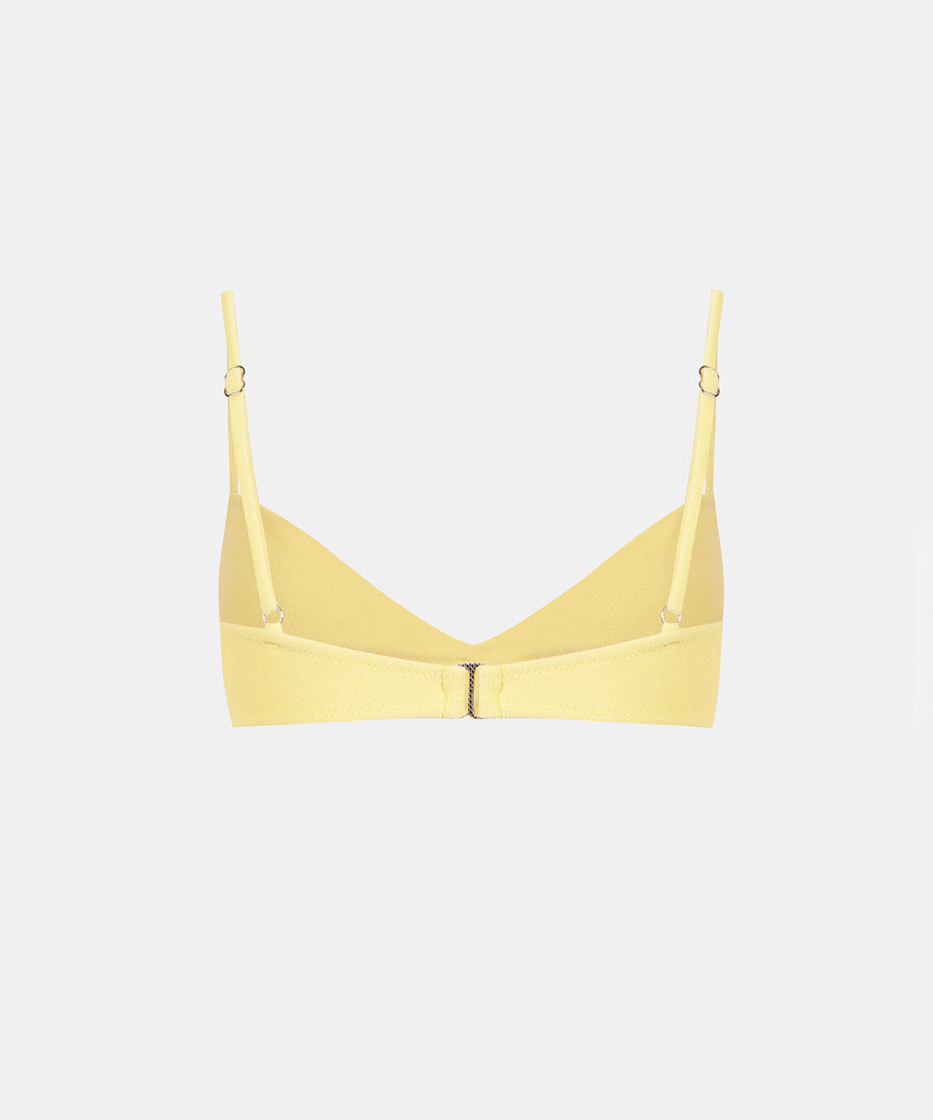 Calilla Top in Light Yellow, ÔNNE swimwear