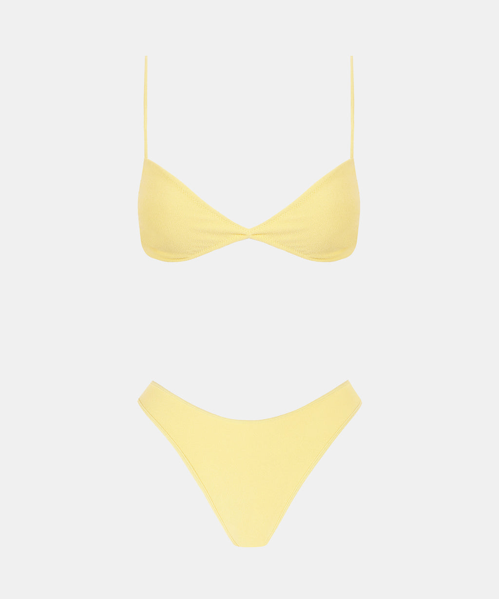 Calilla Top in Light Yellow, ÔNNE swimwear