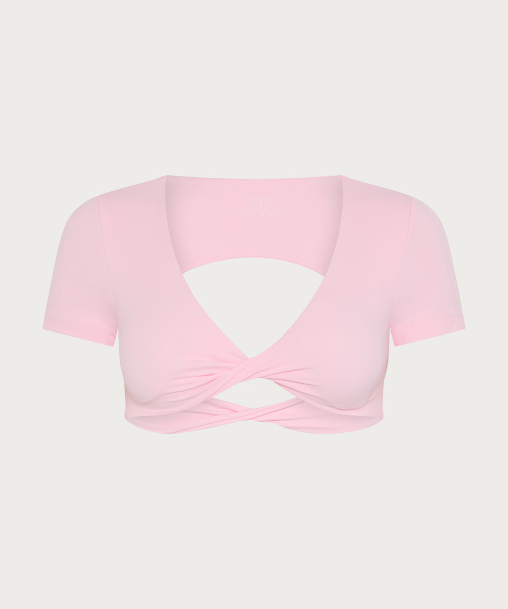 Camelia Top in Sakura Pink, ÔNNE activewear