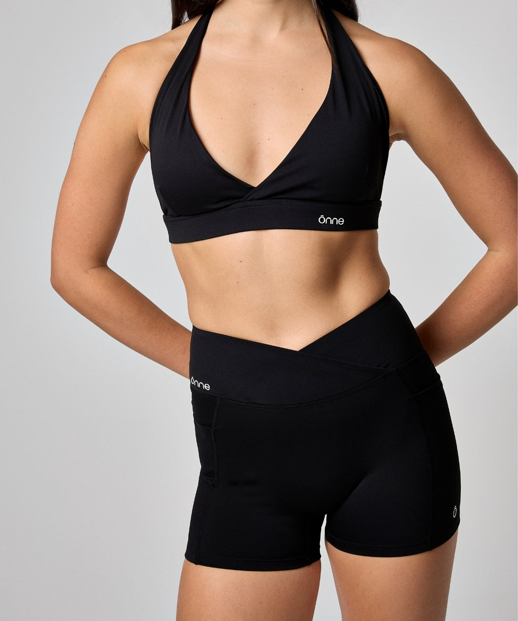 Elia Short in Black, ÔNNE activewear