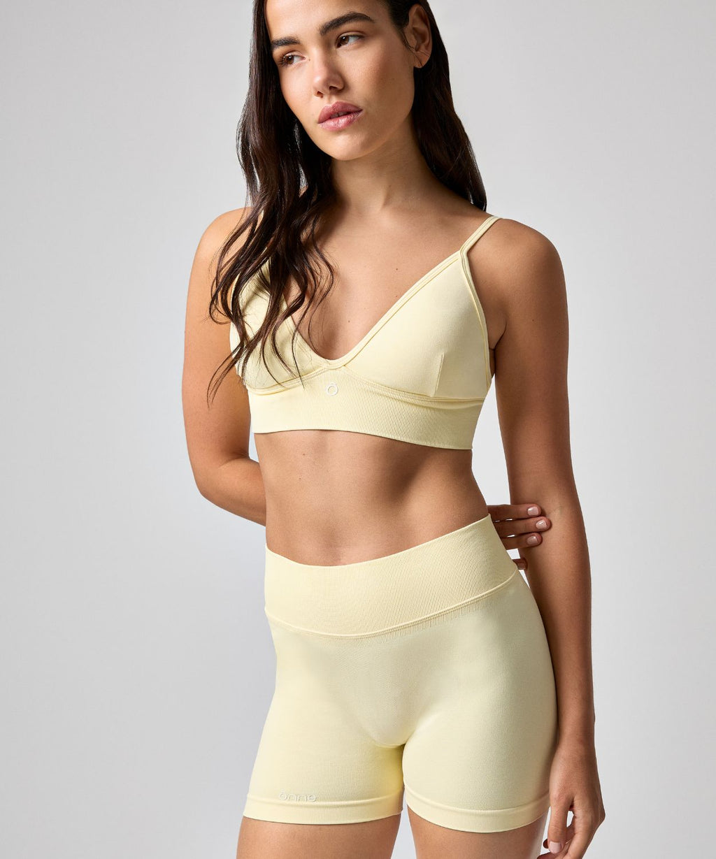 Elise Top in Creamy Yellow, ÔNNE activewear