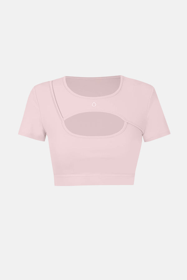 Muse Top in Peach Pink, ÔNNE activewear