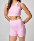 Maia Short in Cherry Pink, ÔNNE activewear