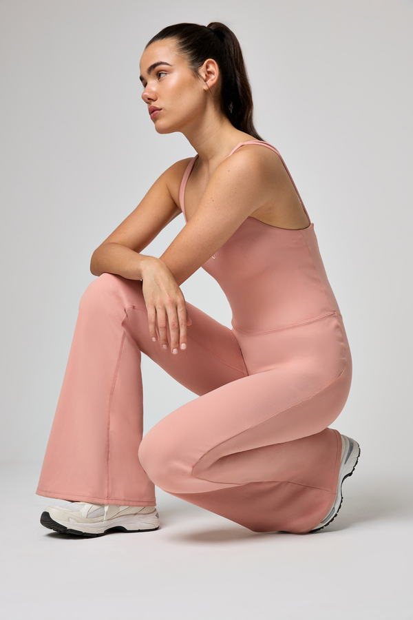 Nali Jumpsuit in Grapefruit Pink