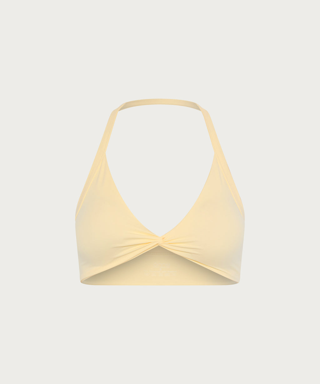 Sienna Top in Creamy Yellow, ÔNNE activewear