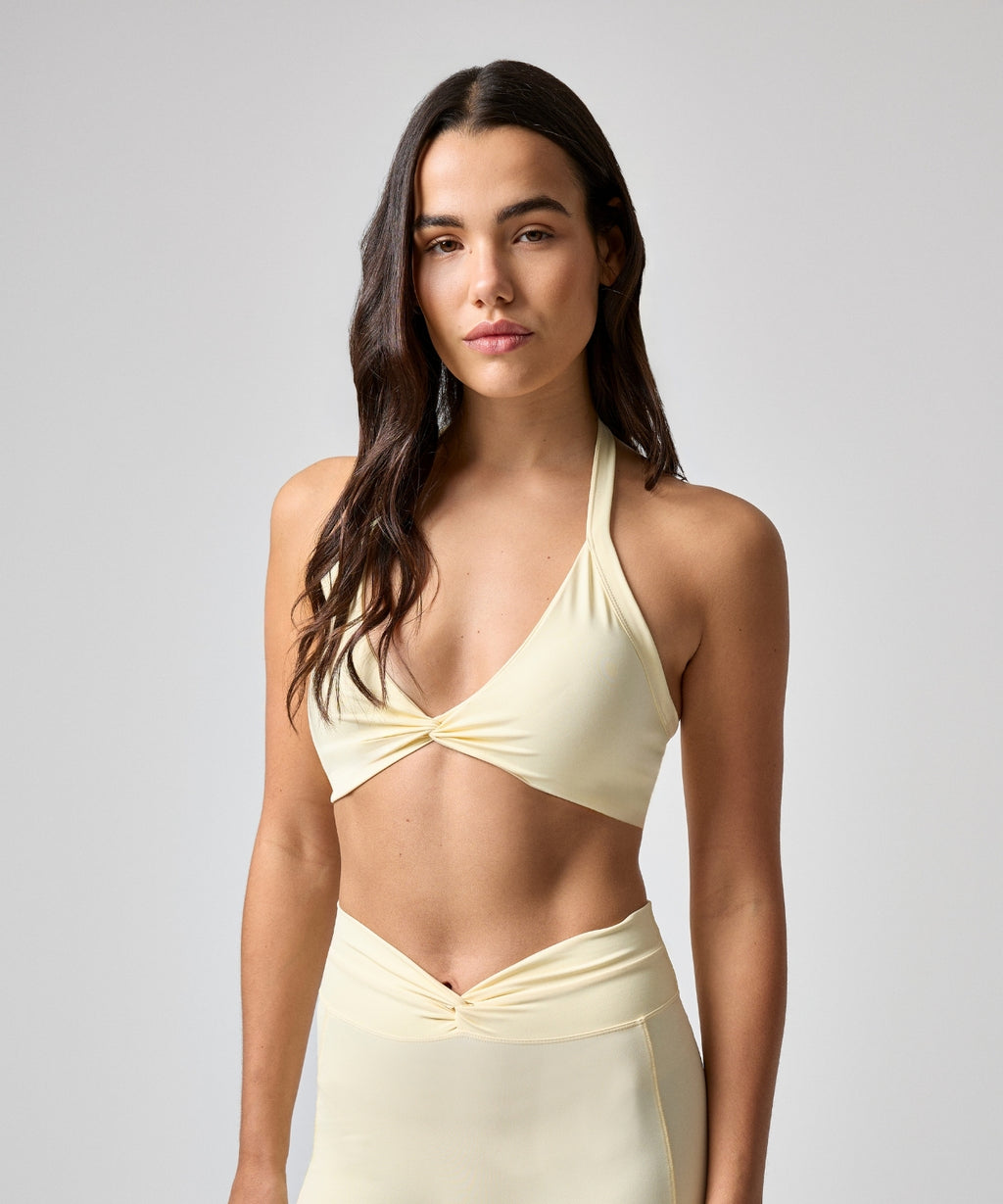 Sienna Top in Creamy Yellow, ÔNNE activewear