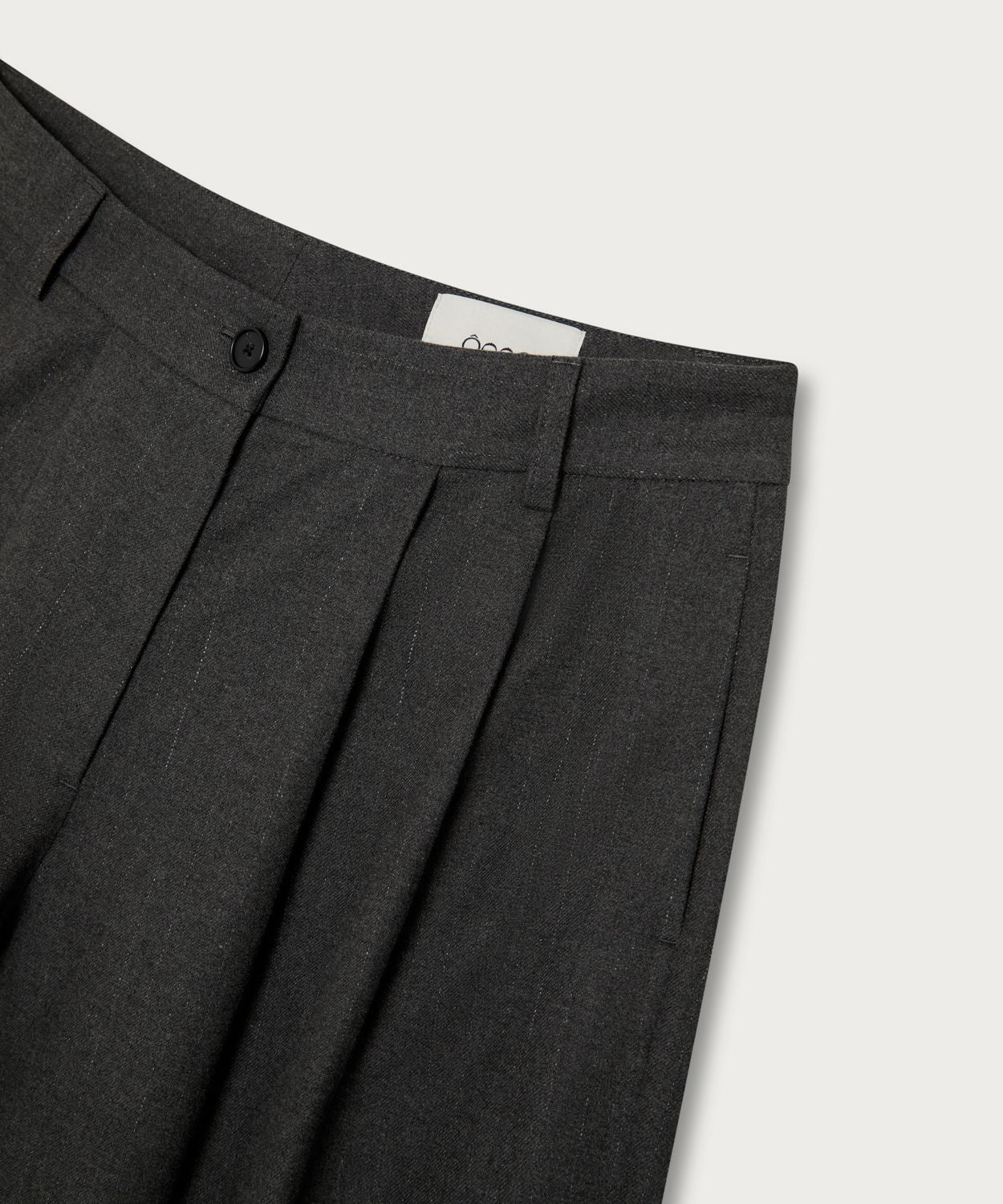 The Straight Leg Tailored Trouser grey