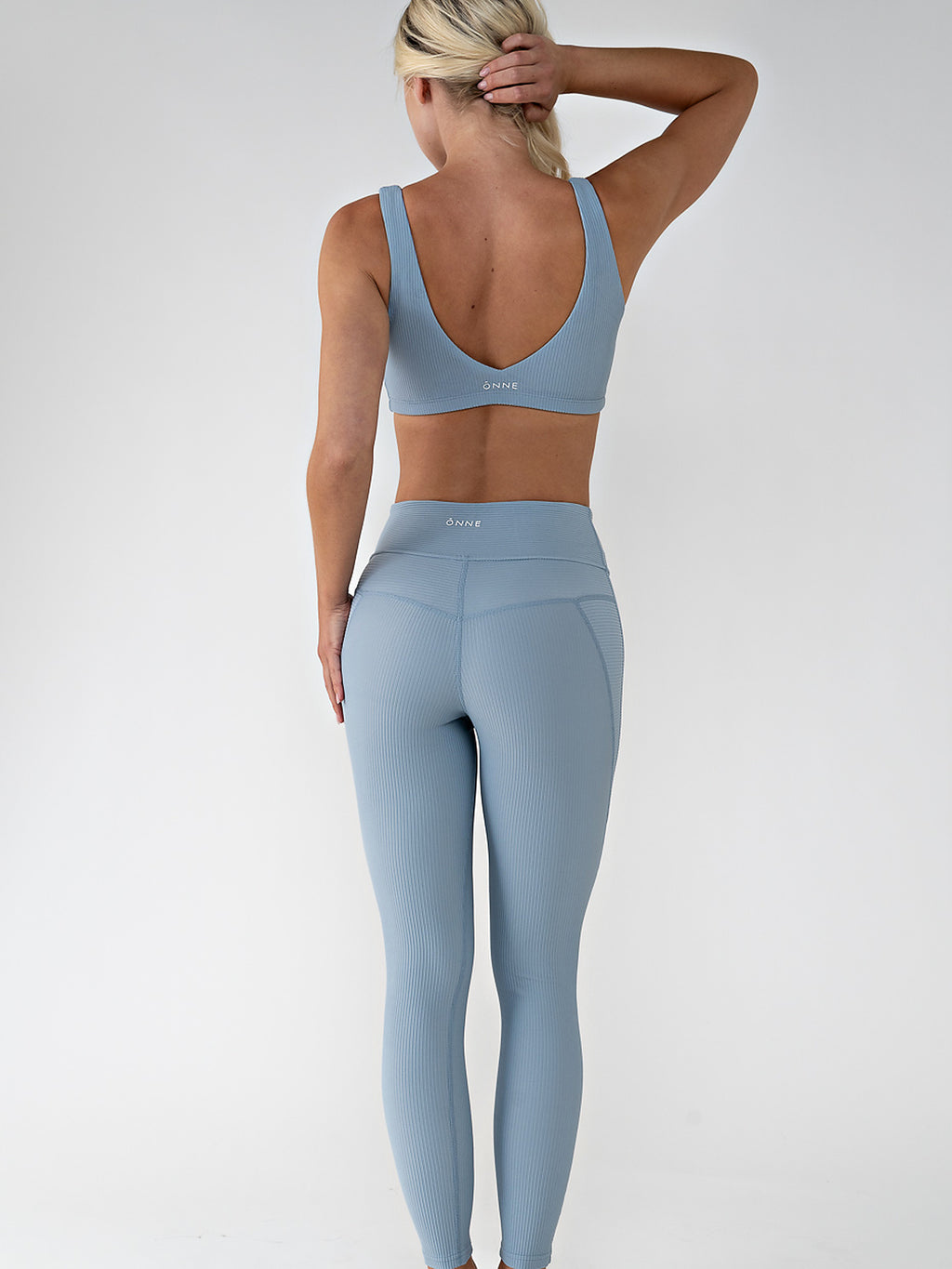 Zoe Leggings in GREY BLUE, ÔNNE activewear