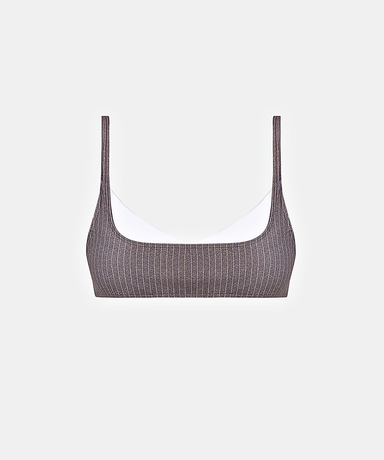 Bacau Top in Grey White, ÔNNE swimwear