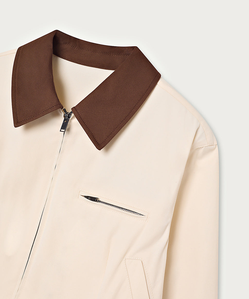 Ballina Tailored Jacket in Beige, ÔNNE swimwear