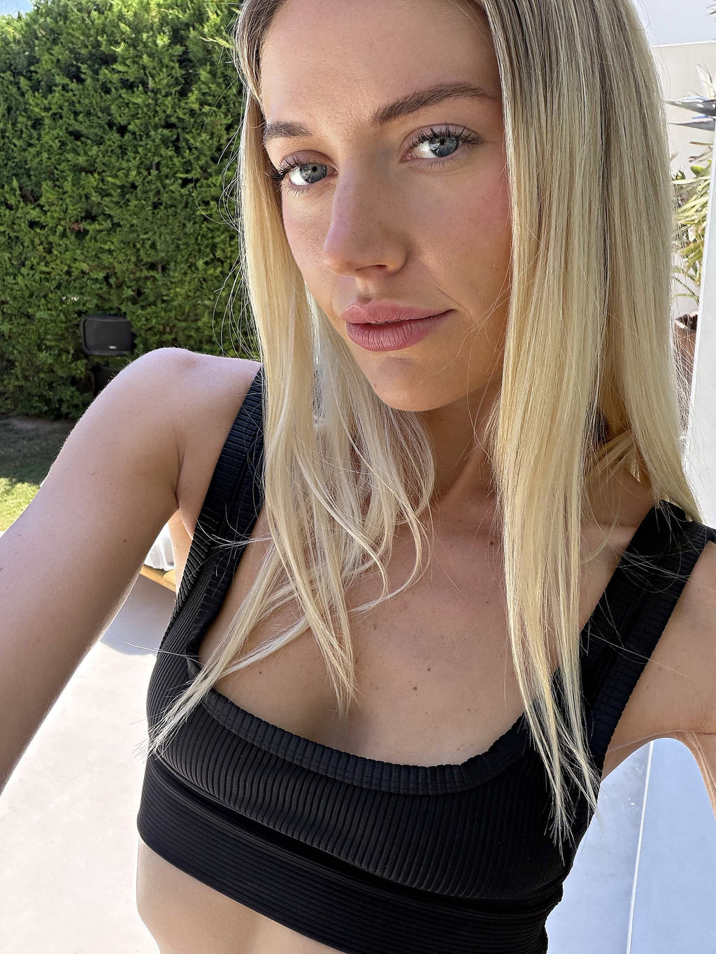 Banaba Top Rib in Black, ÔNNE swimwear