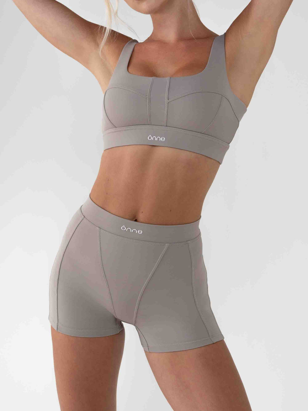 Bruna Top in Camel Gray, ÔNNE activewear