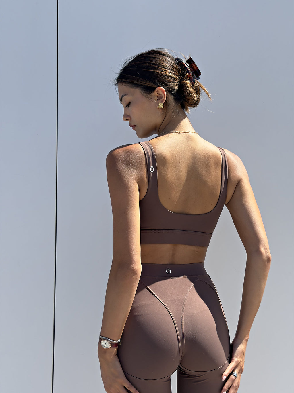 Lowen Leggings in Dark Brown, ÔNNE activewear