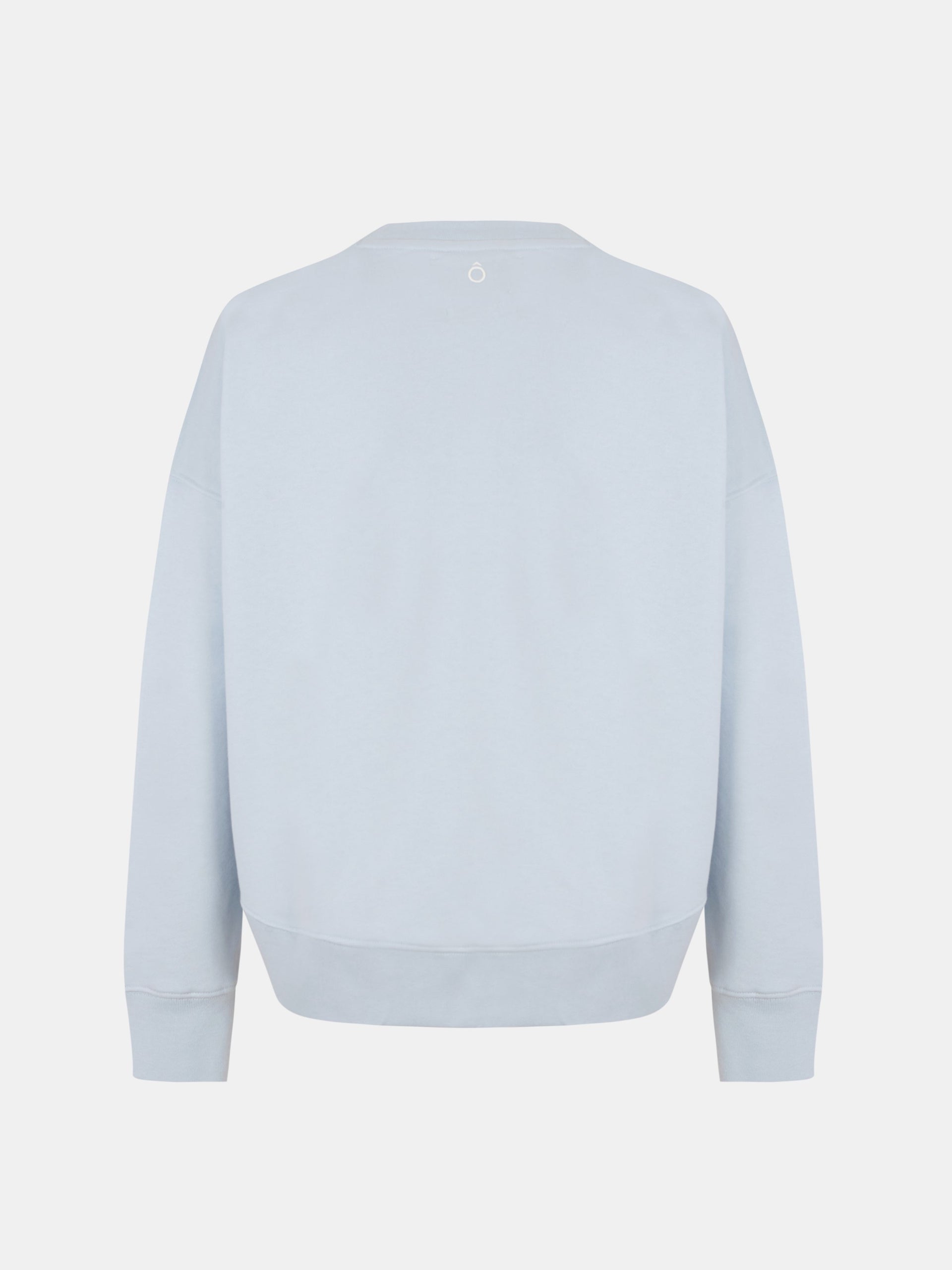 Elara Hoodie Baggy in Water Blue, silhouette, back, ÔNNE activewear
