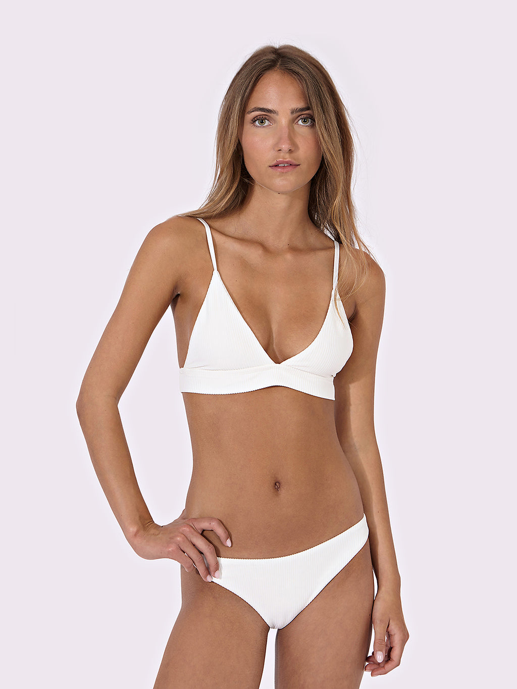 Erin Top Rib in White, ÔNNE swimwear