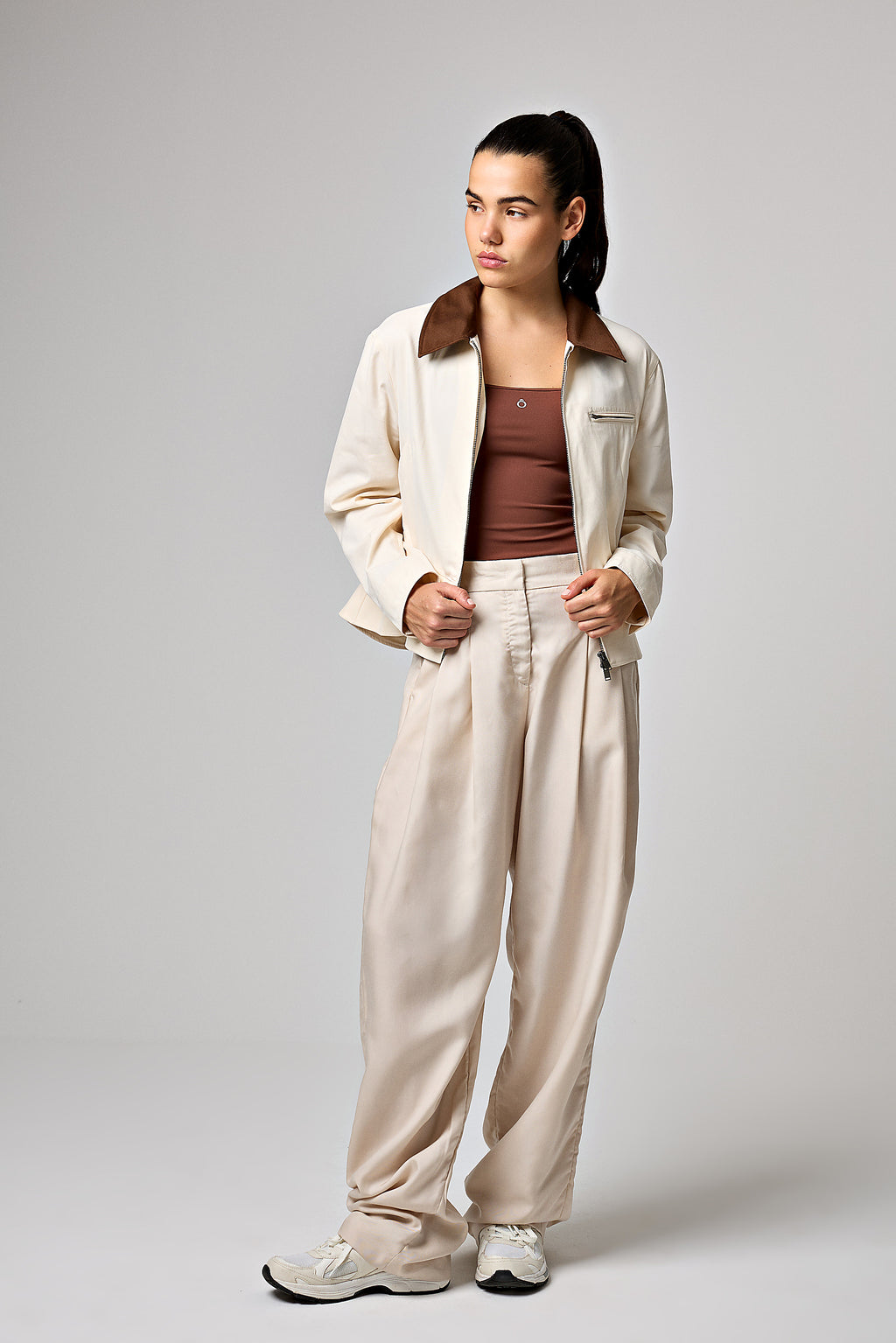 Frankie Trouser in Beige, ÔNNE swimwear
