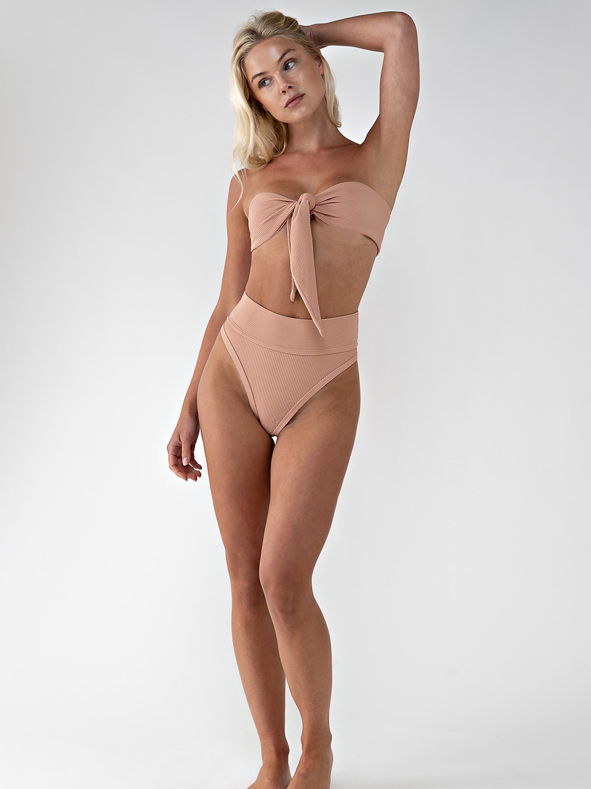 Maura Bottom Rib in Nude, ÔNNE swimwear