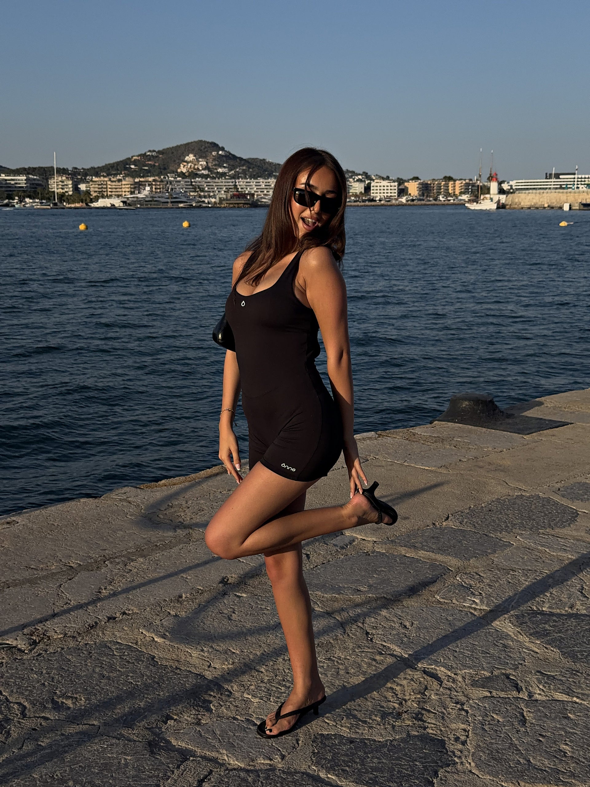 Lane Jumpsuit in Black, ÔNNE activewear