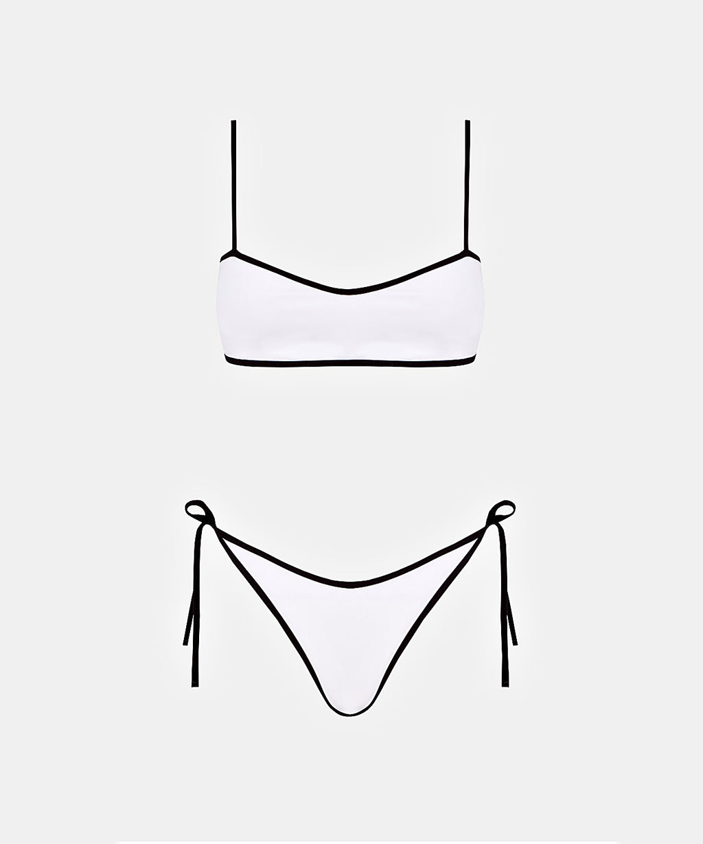Luna Bottom in White, ÔNNE swimwear