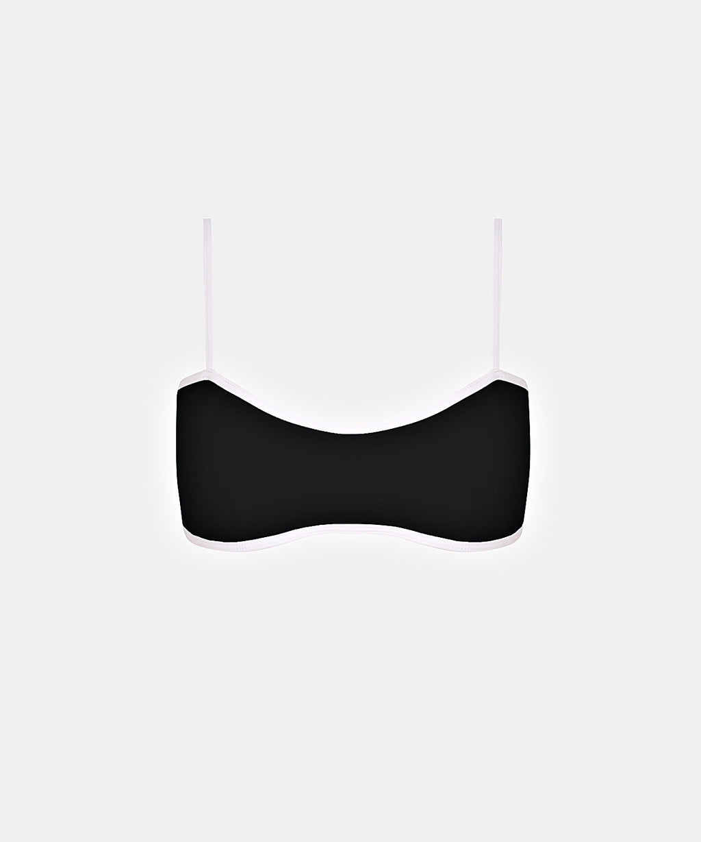 Luna Top in Black, ÔNNE swimwear