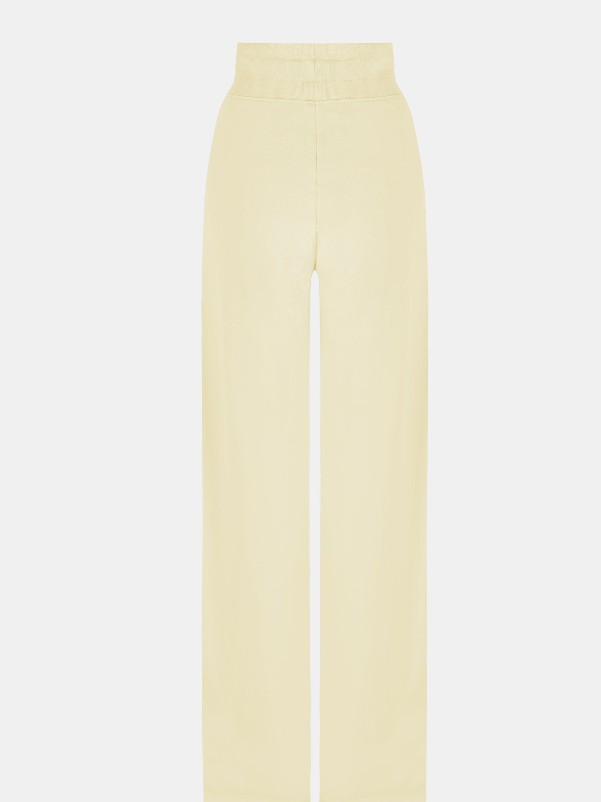 Mara Joggers in Creamy Yellow, silhouette, back, ÔNNE activewear