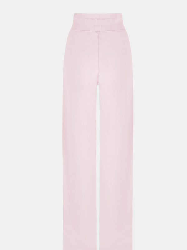 Mara Joggers in Light Pink, silhouette, back, ÔNNE activewear