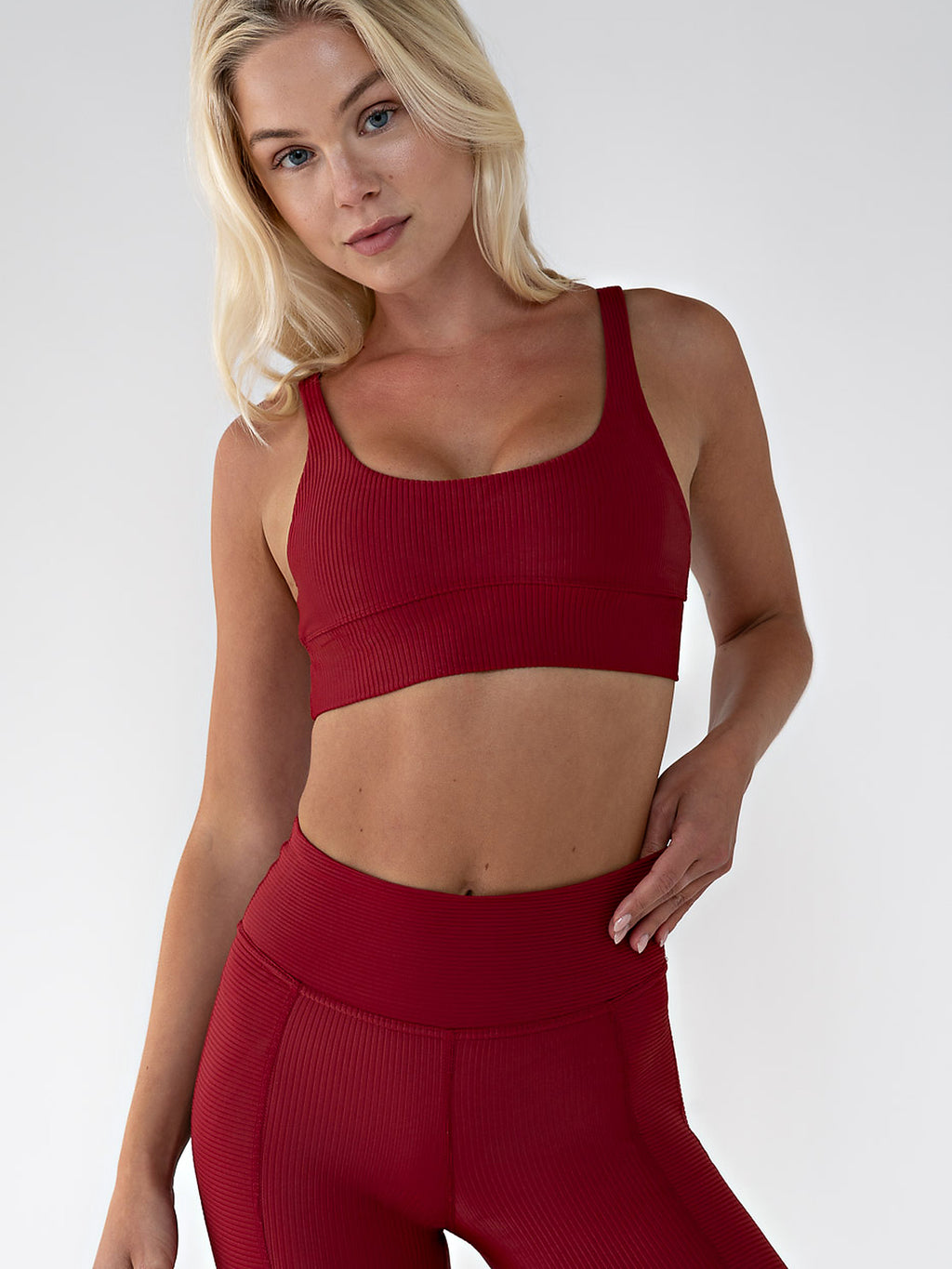 Mia Top in Wine, ÔNNE activewear