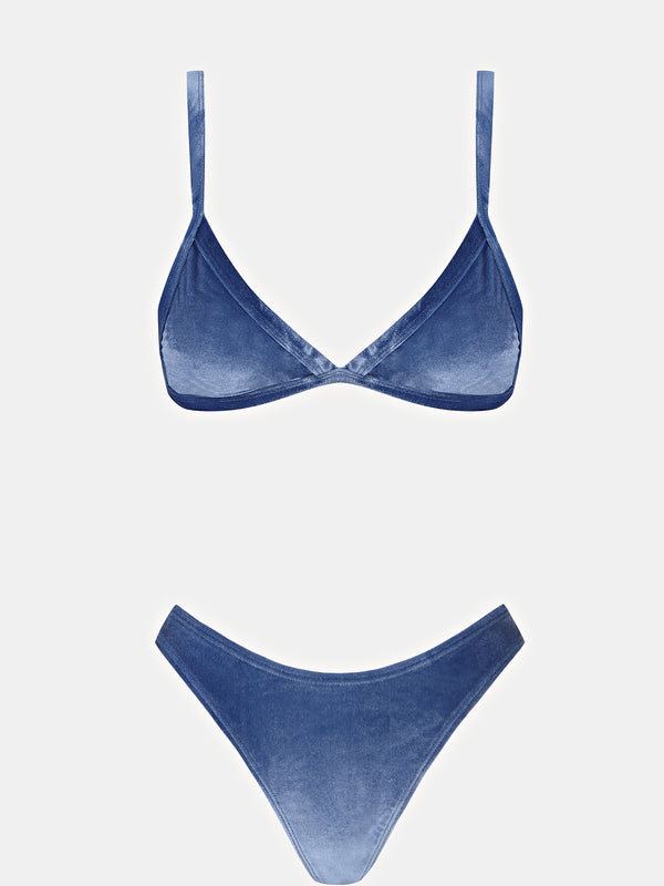 Mila Top in Denim, ÔNNE swimwear