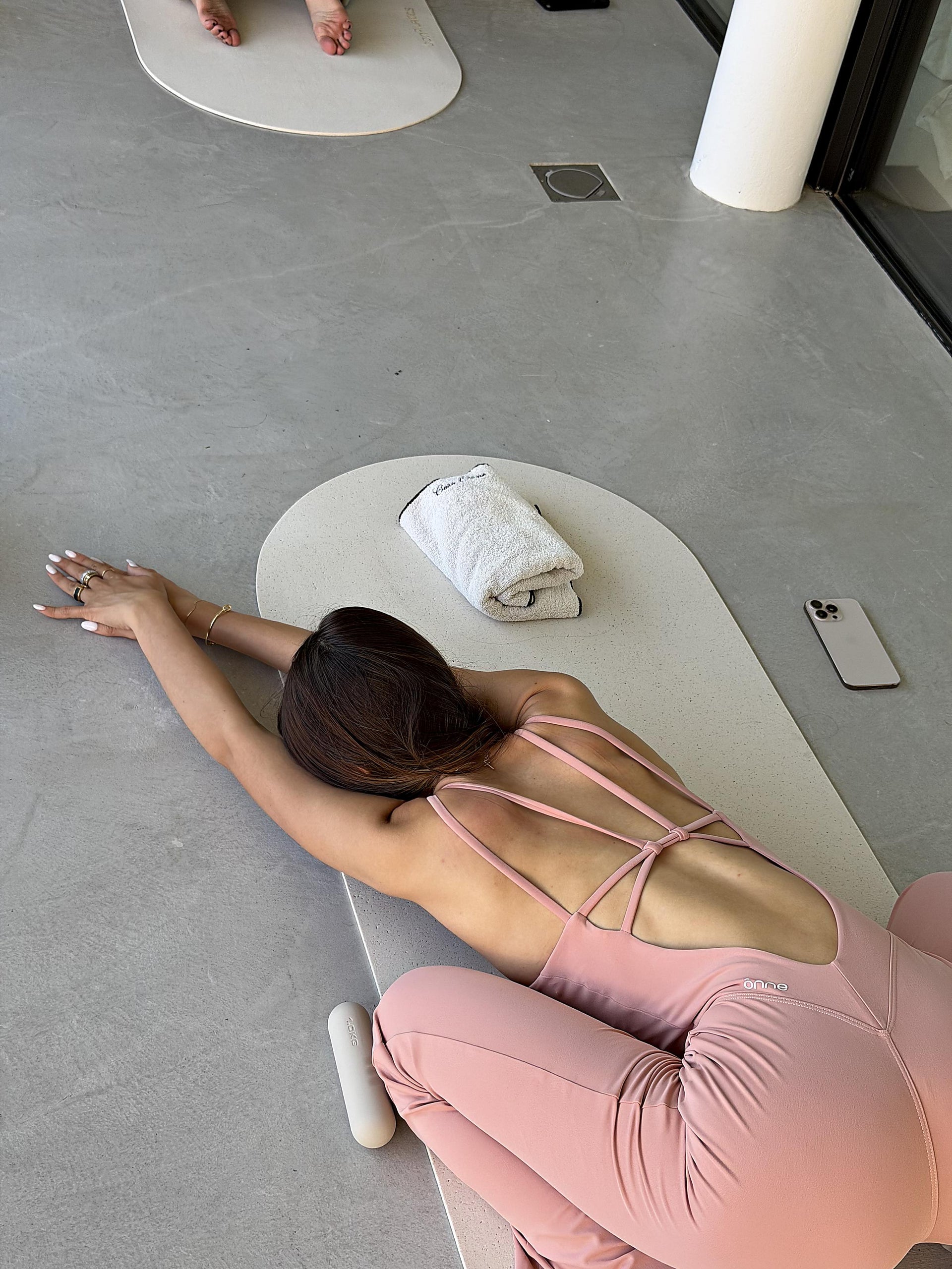 Nali Jumpsuit in Grapefruit Pink, ÔNNE activewear