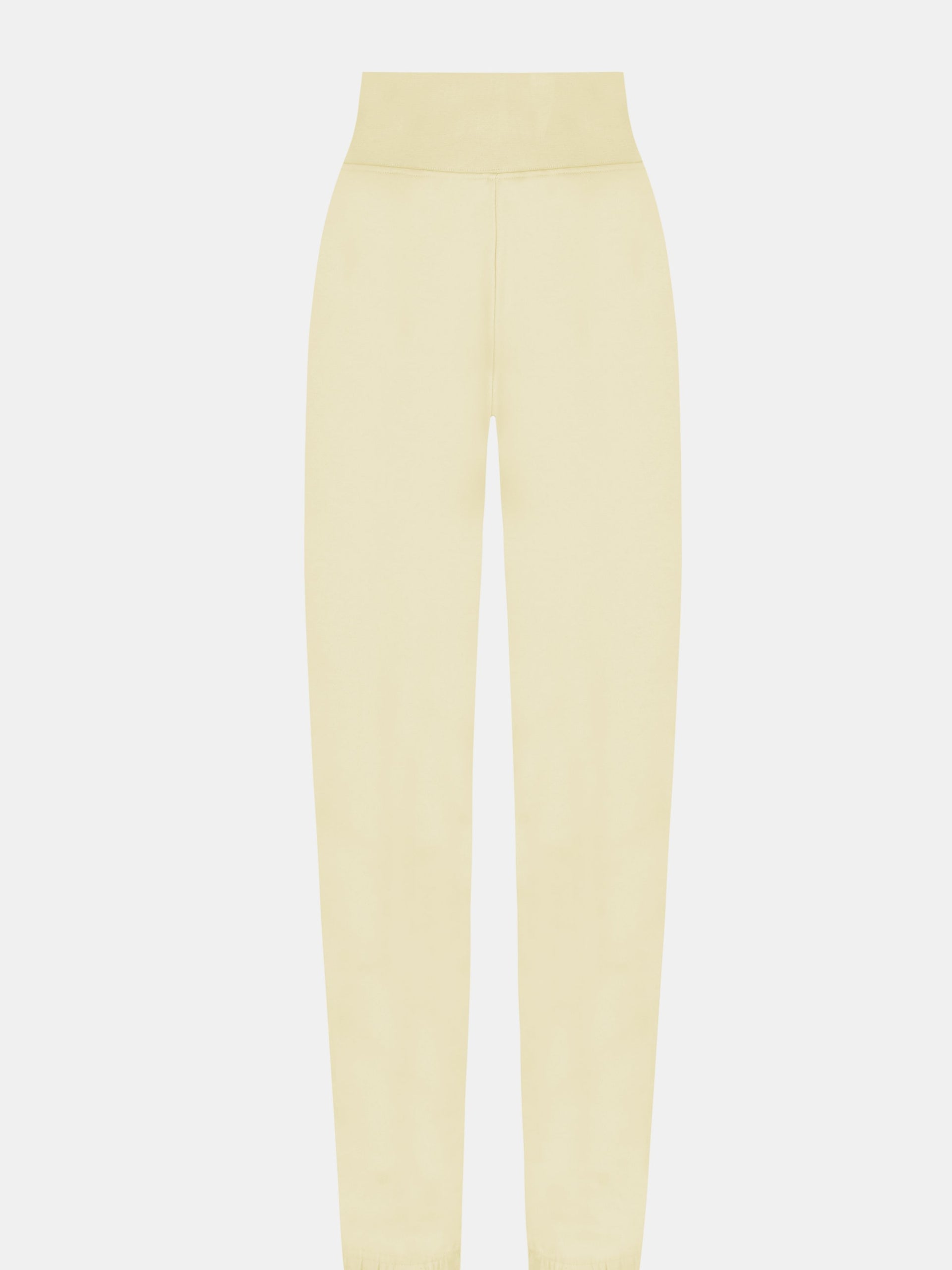 Nara Joggers in Creamy Yellow, silhouette, front, ÔNNE activewear