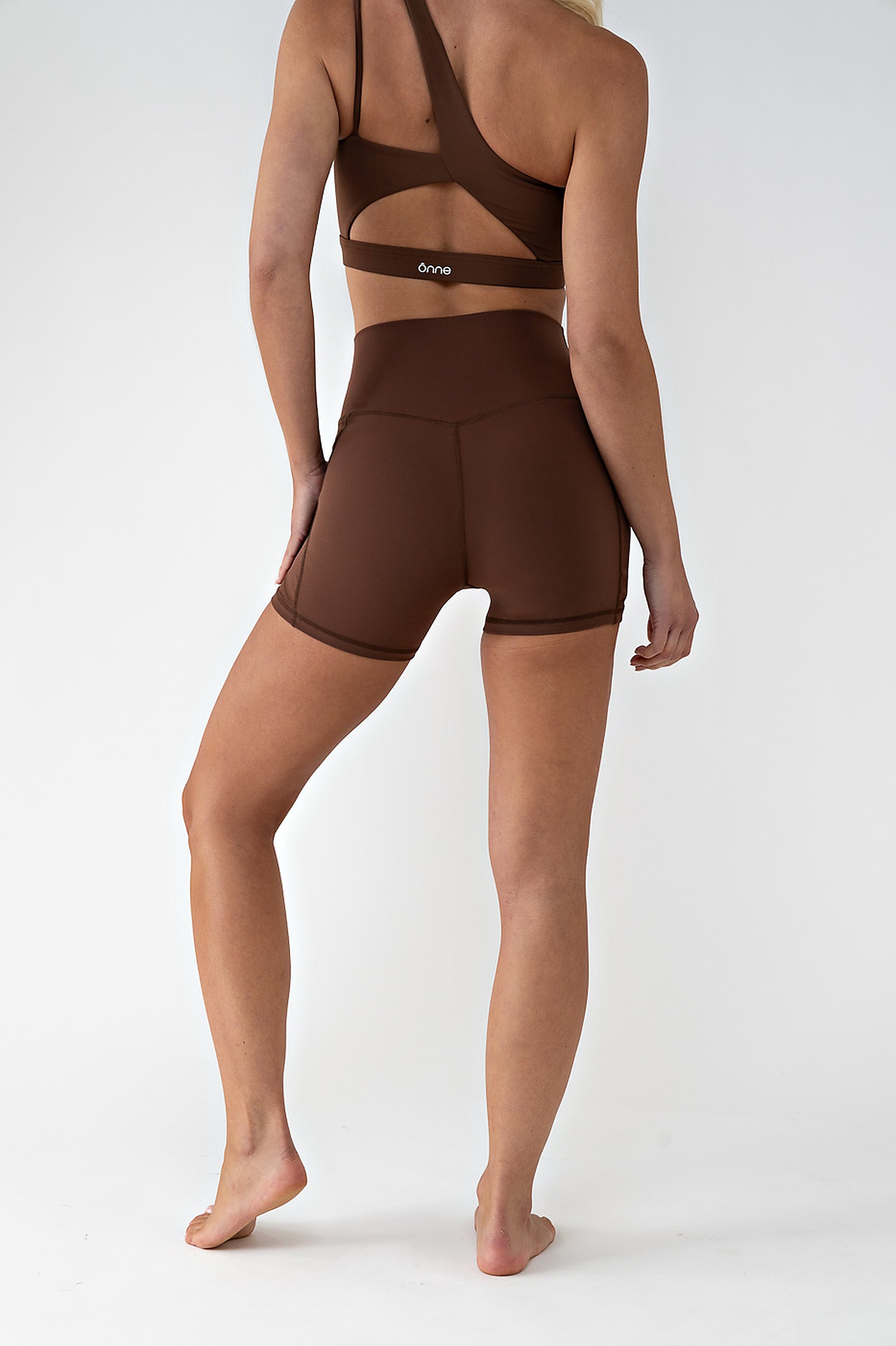 Maia Short in Birch Brown, ÔNNE activewear