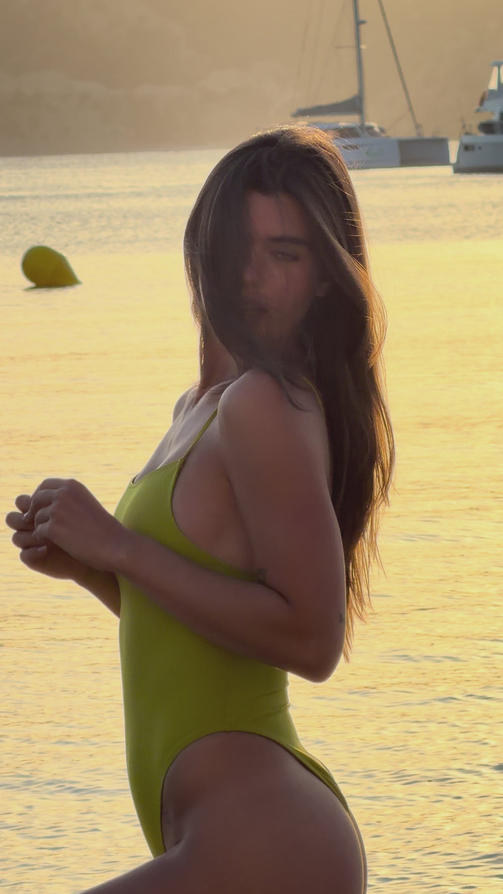 Ayla One Piece in Olive, ÔNNE swimwear