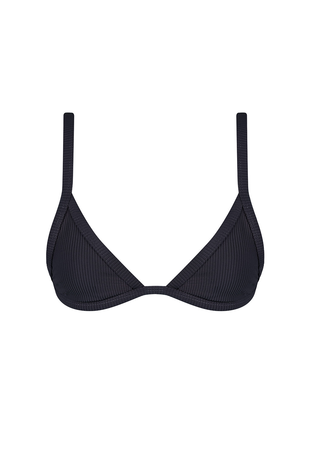 Palmyra Top Rib in Black, ÔNNE swimwear