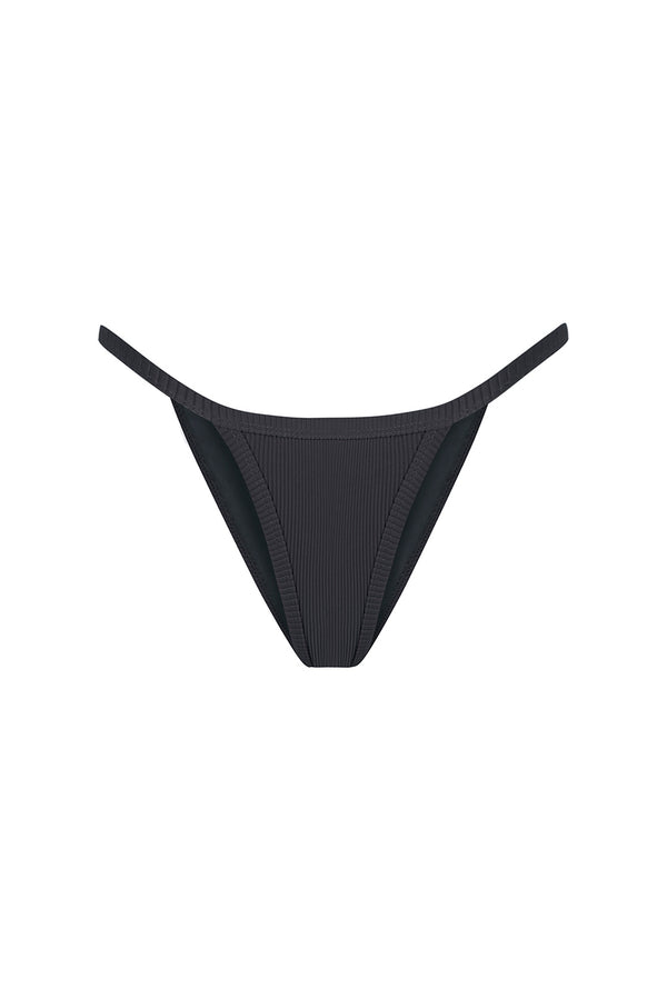 Birnie Bottom Rib in Black, ÔNNE swimwear