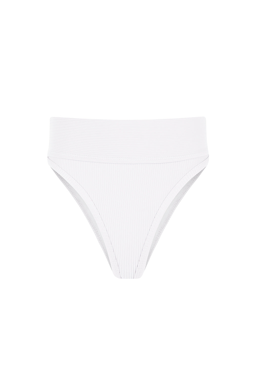 Maura Bottom Rib in White, ÔNNE swimwear