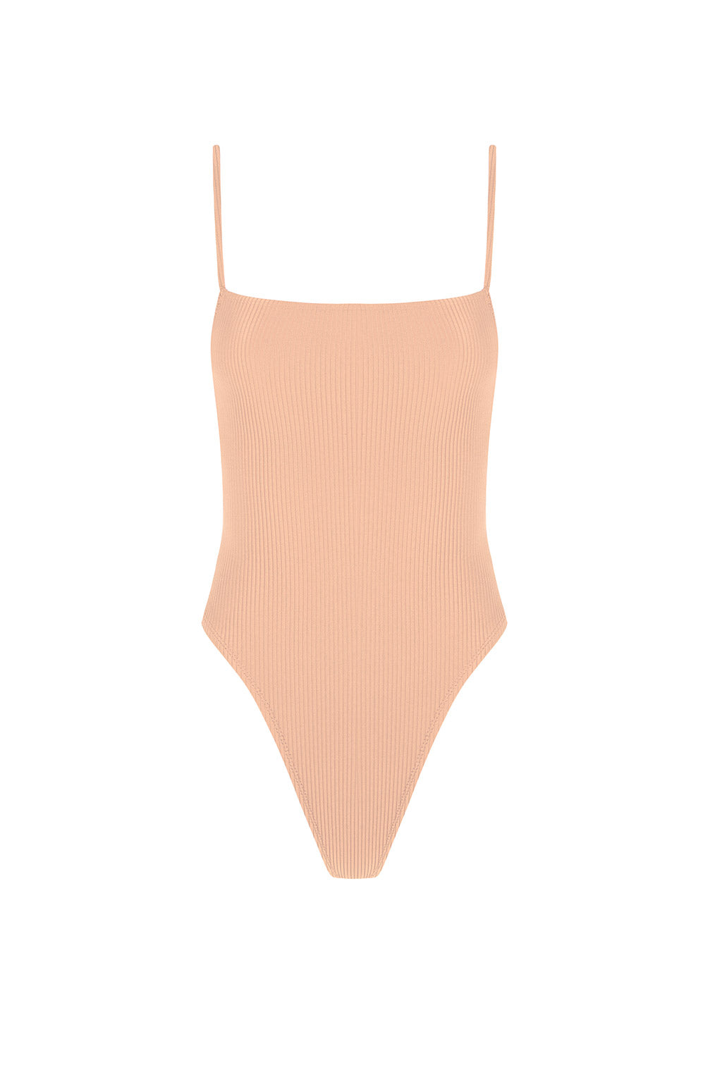 Line One piece Rib in Nude, ÔNNE swimwear